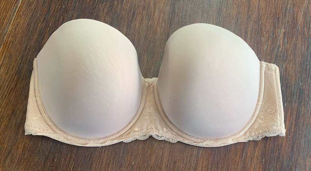 Torrid Curve nude strapless bra